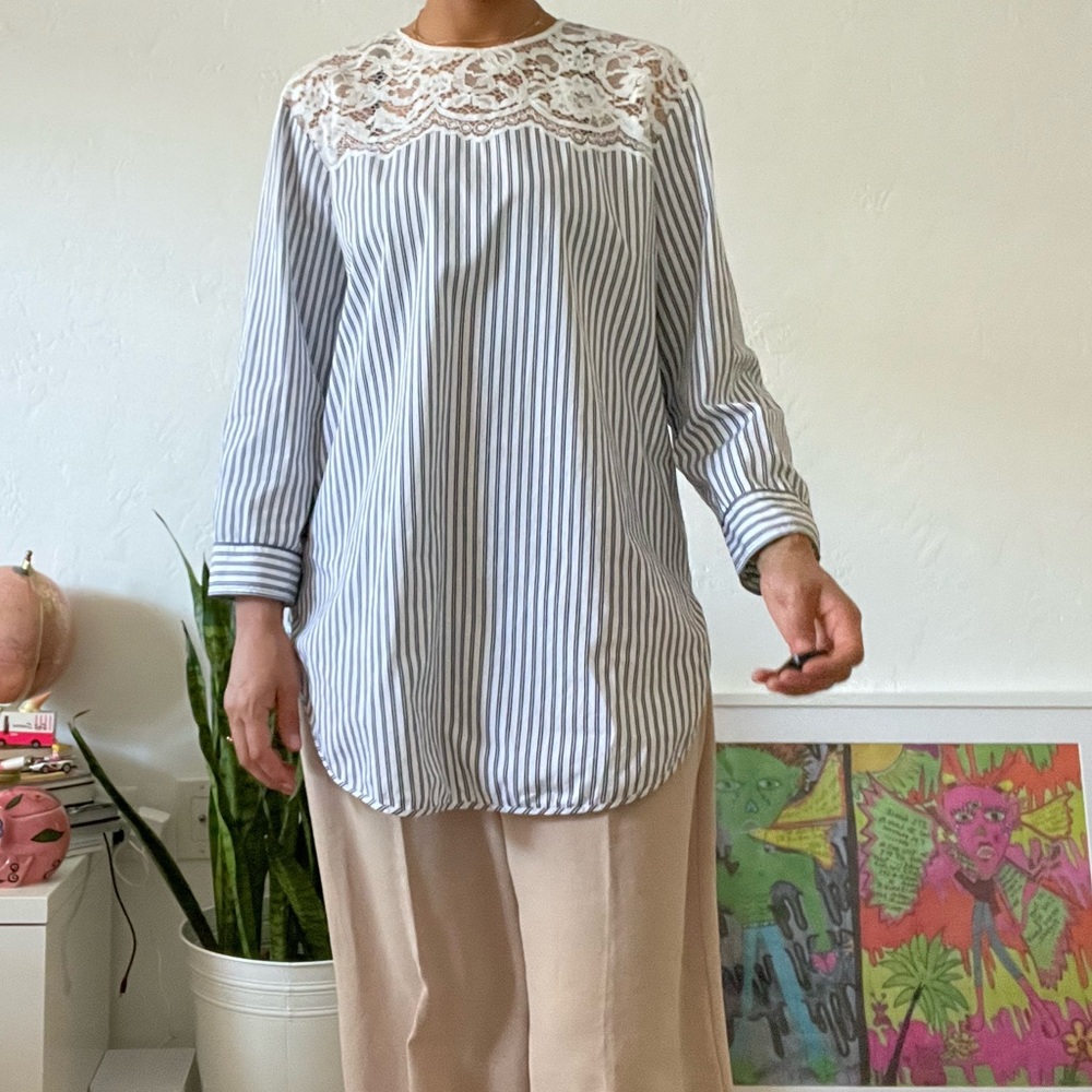 Sandro blouse. Beautiful details. Size 2